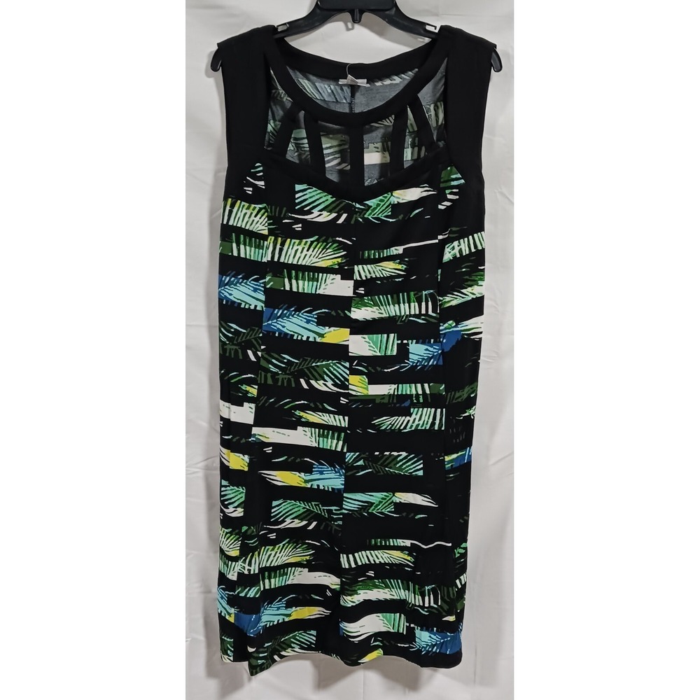 Avenue Dress, Multi Color, Sleeveless, Size 22/24, 40'' Long